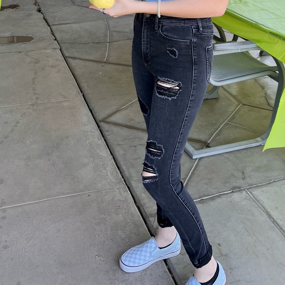 Ripped Black Skinny Jeans